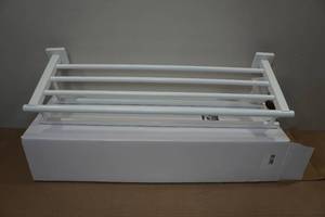 lot 6 image: Alise Stainless Steel Towel Rack -White