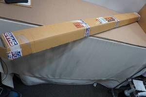 lot 15 image: Zebra Roller Shades 58Wx72L -White