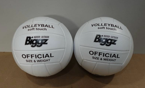 lot 74 image: 2 Biggz Volleyballs