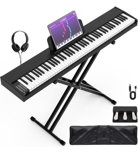 lot 16 image: Digital 88 Key Piano with Stand and Bag