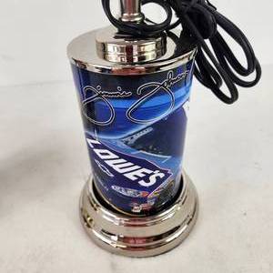 lot 13 image: Lot Of Two NASCAR Desk Lamps #88 Dale Jarrett And #48 Jimmie Johnson
