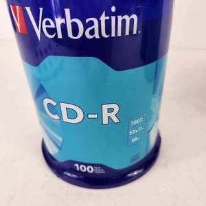 lot 17 image: Lot Of Three Verbatim CD-R 700 MB 52x Speed Discs 100 Per Pack