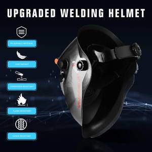 lot 36 image: TRQWH Auto Darkening Welding Helmet with Light Solar Powered True Color Welding Hood