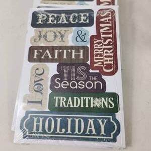 lot 48 image: Stamping Stamps And 22 New Creative Memories Stickers Holiday