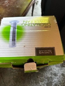 27 Oscillating Tower Fan in Box