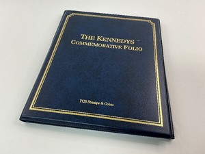 lot 2 image: The Kennedys Trifold Coin and Stamp Commemorative Folio