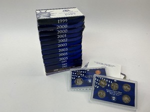 lot 18 image: 15x Proof Sets from 1999-2009