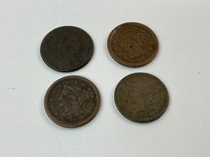 lot 25 image: 4x Large Cent Lot