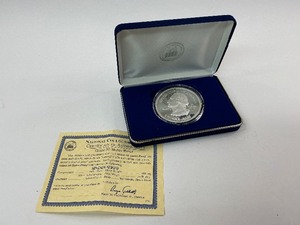 lot 28 image: 1999-2008 50 U.S. Statehood Quarter 4 OZ 63mm Medallion