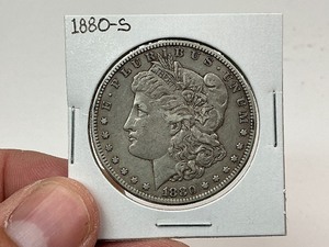 lot 44 image: 1880-S Silver Morgan Dollar