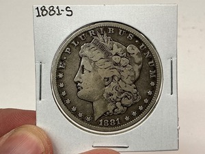 lot 48 image: 1881-S Silver Morgan Dollar