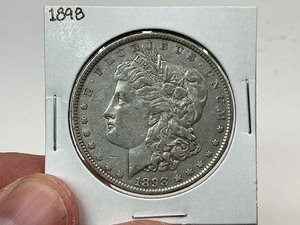 lot 63 image: 1898 Silver Morgan Dollar