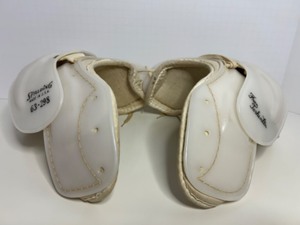 lot 37 image: 1970s SPALDING 63-298 Kids FOOTBALL Shoulder Pads FRAN TARKINGTON Signature