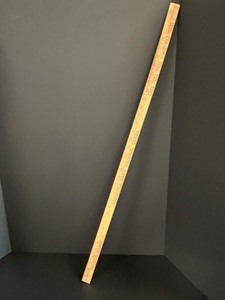 lot 62 image: Vintage MINNESOTA ARMY NATIONAL GUARD Wood Yardstick