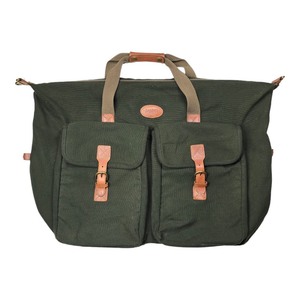 lot 61 image: Dakota Black Canvas Bag by TUMI Leather Accent Duffle Bag