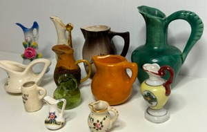 lot 101 image: Many Miniature Vases From Many Different Places - Qty 11