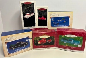 lot 106 image: Hallmark Keepsake Ornaments 5 Truck Collector Series 1997-2003