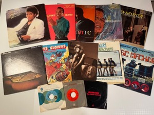 lot 300 image: Vintage LP Vinyl Including Michael Jackson, Harry Belafonte, Roberta Flack, Madonna & More - Qty 13