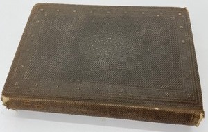lot 302 image: Antique 1860 Book Notes from Plymouth Pulpit A Collection of Memorable Passages, Discourses of Henry Ward Beecher by Augusta Moore