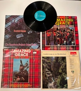 lot 322 image: Vintage SCOTTISH Vinyl LP Records Dragoon Band - Qty 5