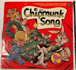 lot 308 image: Vintage The CHIPMUNK Song By The PIXIES Christmas Vinyl Record Album