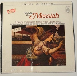 lot 208 image: Vintage HANDEL Messiah LP Record For Christmas