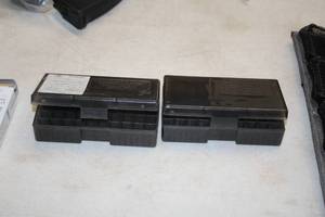 lot 578 image: Lot of (2) Frankfort Arsenal 10mm 45 AOP Plastic Ammo Boxes