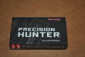 lot 485 image: Lot of (1 Box) Hornady Precision Hunter ELD-X 6.5 Creedmoor 143gr Cartridges #81499 20-count ( 20 total items )