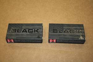 lot 532 image: Lot of (2 Boxes) Hornady Black 223 REM 62gr Full Metal Jacket Rounds 20-count ( 40 total items )
