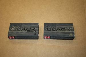 lot 534 image: Lot of (2 Boxes) Hornady Black 223 REM 62gr Full Metal Jacket Rounds 20-count ( 40 total items )
