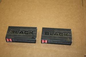 lot 536 image: Lot of (2 Boxes) Hornady Black 223 REM 62gr Full Metal Jacket Rounds 20-count ( 40 total items )