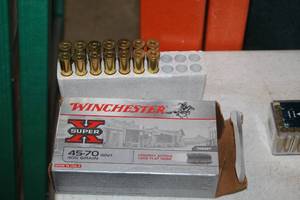 lot 556 image: Lot of (14 (Partial Box)) Winchester Super X Cowboy Action 45-70 GOVT 405gr Lead Flat Nose Rounds