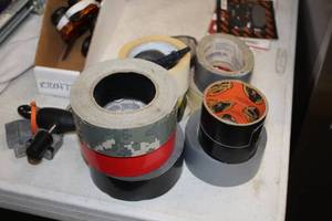lot 1000 image: Lot of (13) Assorted Partial Rolls of Tape
