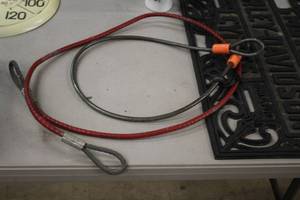 lot 1103 image: Lot of (2) Security Lock Cables - 4, 6