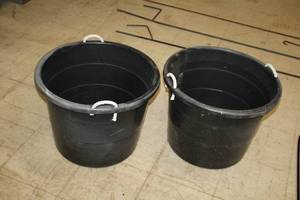 lot 1108 image: Lot of (2) 20 Plastic Tubs