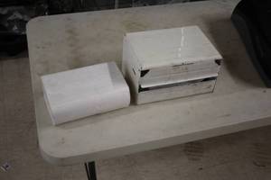 lot 1113 image: Paper Towel Dispenser with Extra Pack of Towels