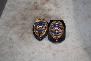 lot 1115 image: Lot of (2) Concealed Weapons Permit Badges