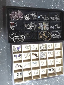 lot 10 image: Lot Of Necklaces & Pierced Earrings
