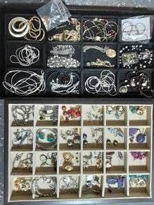 lot 12 image: Lot Of Necklaces & Pierced Earrings