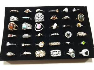lot 24 image: 36-Assorted Rings