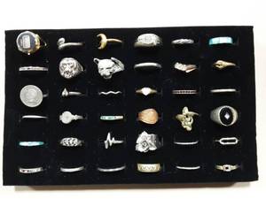 lot 25 image: 36-Assorted Rings
