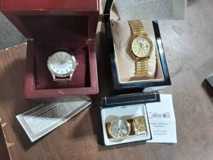 lot 59 image: 3-Boxed Watches