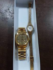 lot 62 image: His & Hers Knock-Off Rolex Watches