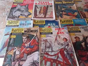 lot 96 image: Lot Of Classics Illustrated Comics