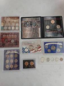 lot 124 image: Vanishing Classic Set, Mint Set, Indian Head Cent, Nine Decades Of Nickels, War Years Cents Edition, Lewis & Clark