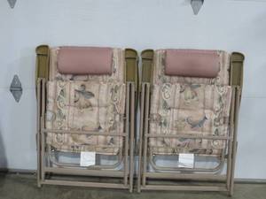 Set of 2 Adjustable Patio Chairs