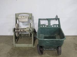 Mixed Lot - Garden Hose Mobile and Utility Cart