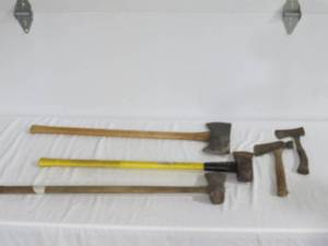 Mixed Lot of Hatchets and Axes