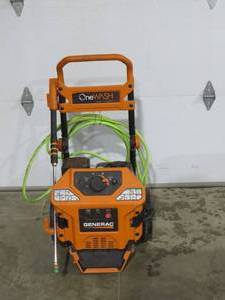 Generac One Wash Pressure Washer,  2000 - 3100 PSI