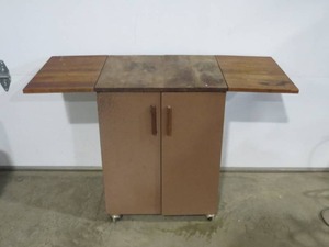 Rolling Garage Cabinet with Folding Sides